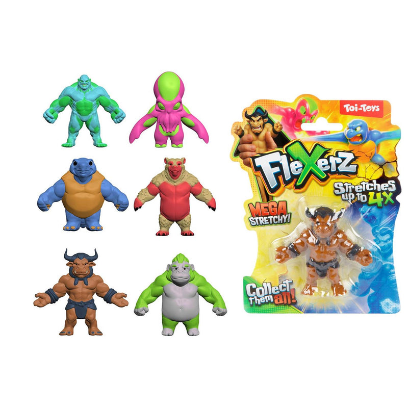 Laden Sie das Bild in Galerie -Viewer, Toi-toys fun anti stressfiguur -flexerz-3st 6cm rekbaar 2ass