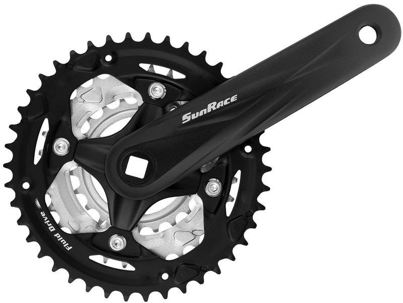 Load image into Gallery viewer, Sunrace crankset 7 8 speed 42 32 22t - - 2mm fcm600