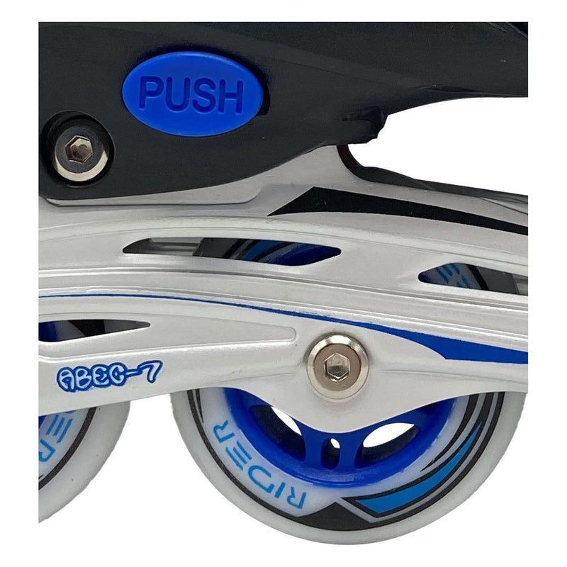Afbeelding laden in galerijviewer, Street rider skeelers blauw zwart, maat 37-40