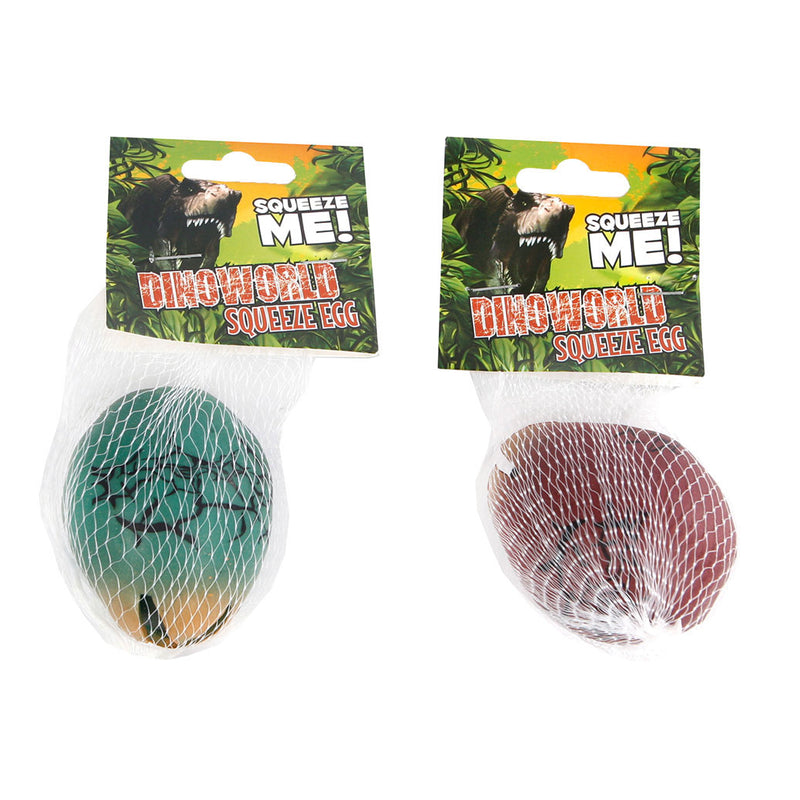Load image into Gallery viewer, Dinoworld anti stress knijp ei met dinosaurusfiguur