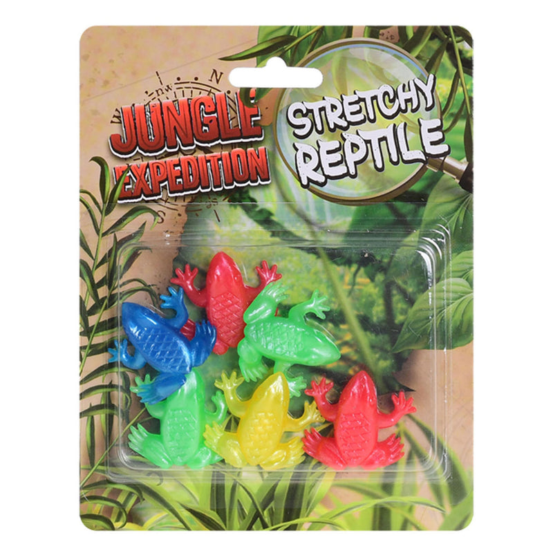 Chargez l'image dans la visionneuse de la galerie, Jungle expedition stretch reptielen 10cm 6 stuks op kaart