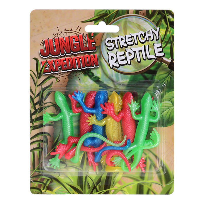 Chargez l'image dans la visionneuse de la galerie, Jungle expedition stretch reptielen 10cm 6 stuks op kaart