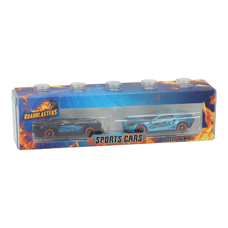 Load image into Gallery viewer, Roadblasters opbergbox met 2 die-cast raceauto's