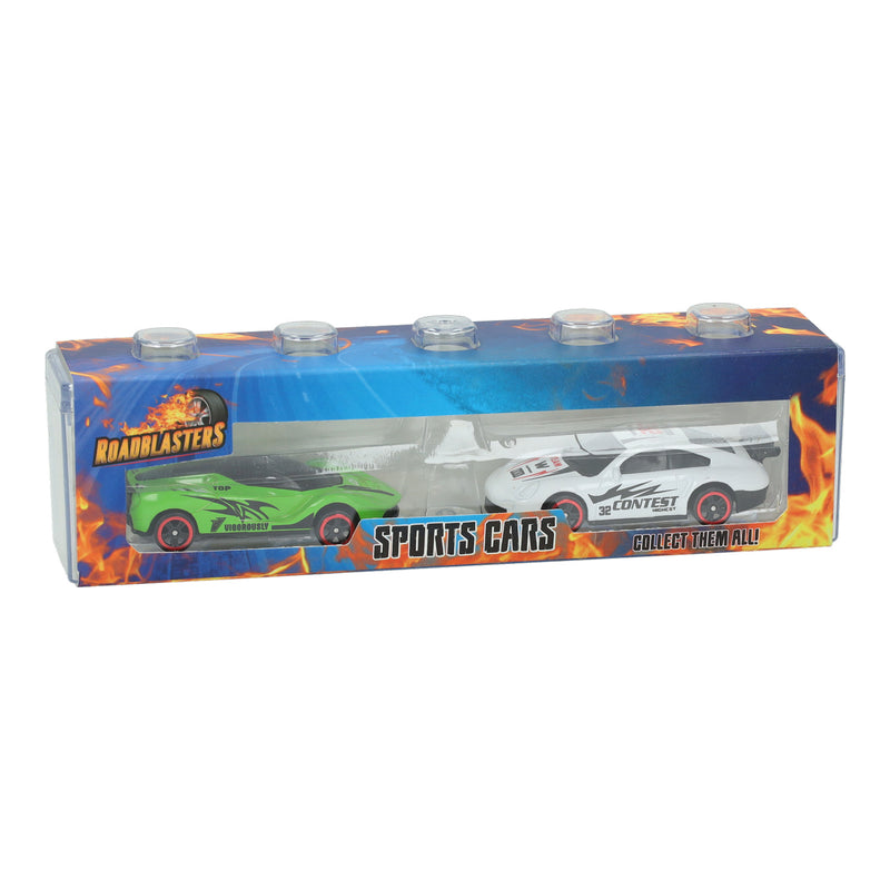 Load image into Gallery viewer, Roadblasters opbergbox met 2 die-cast raceauto's