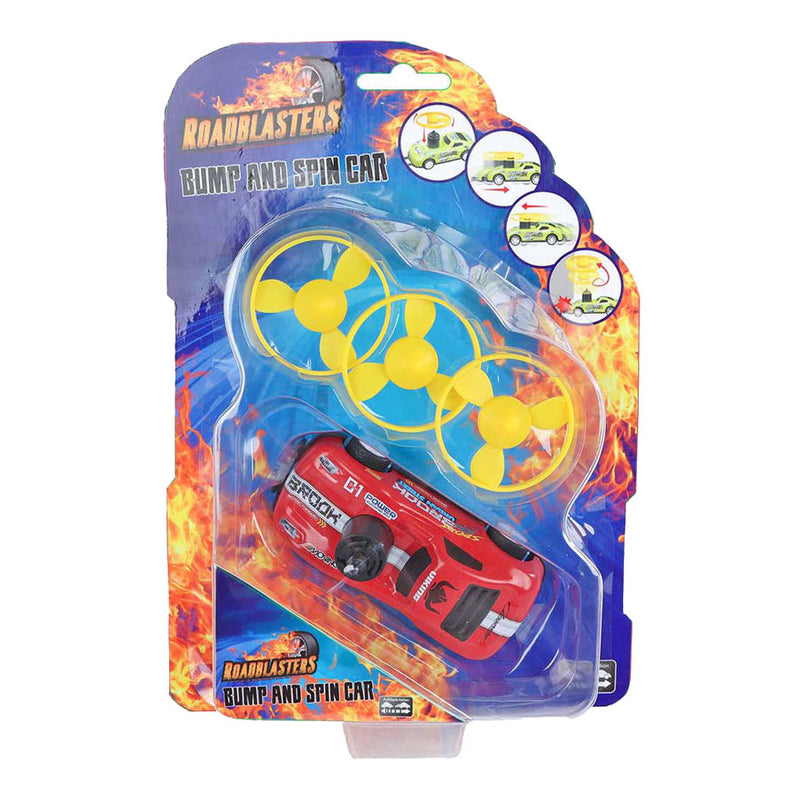 Chargez l'image dans la visionneuse de la galerie, Roadstarblasters stoot en spin stuntauto die-cast met pull back functie.