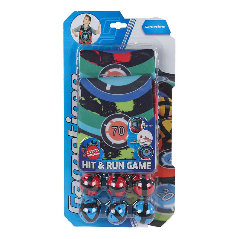 Afbeelding laden in galerijviewer, Gametime klittenbandspel werpspel met 2 vestjes en 6 ballen speelgoed.
