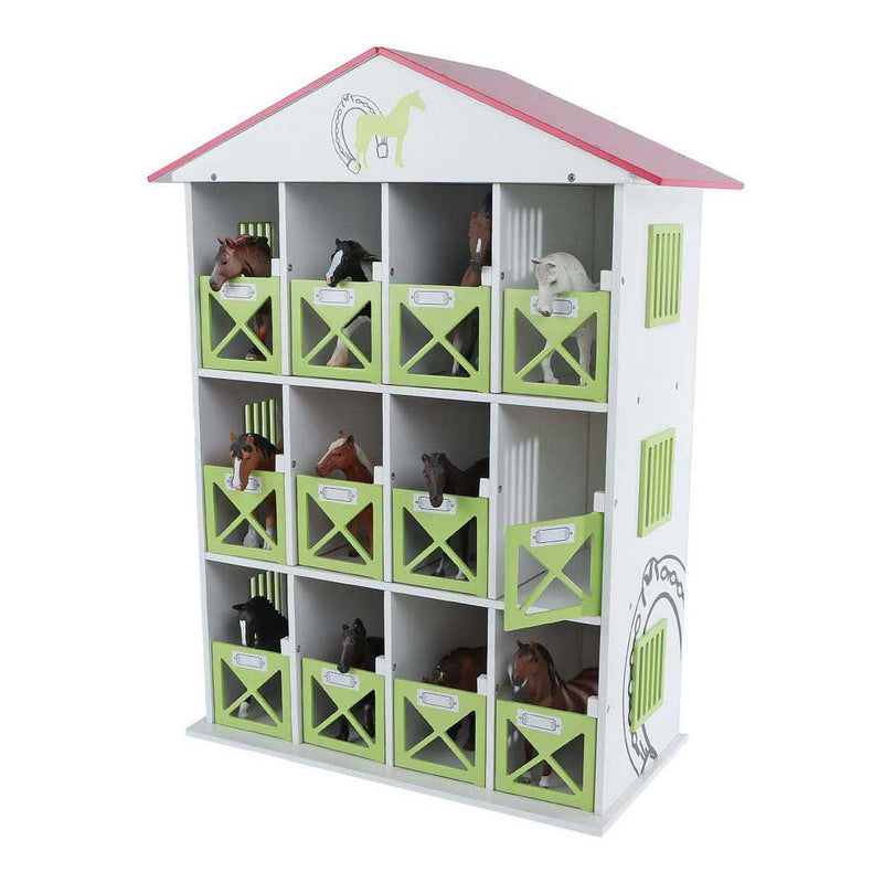 Load image into Gallery viewer, Kids globe paarden opbergbox met 12 boxen