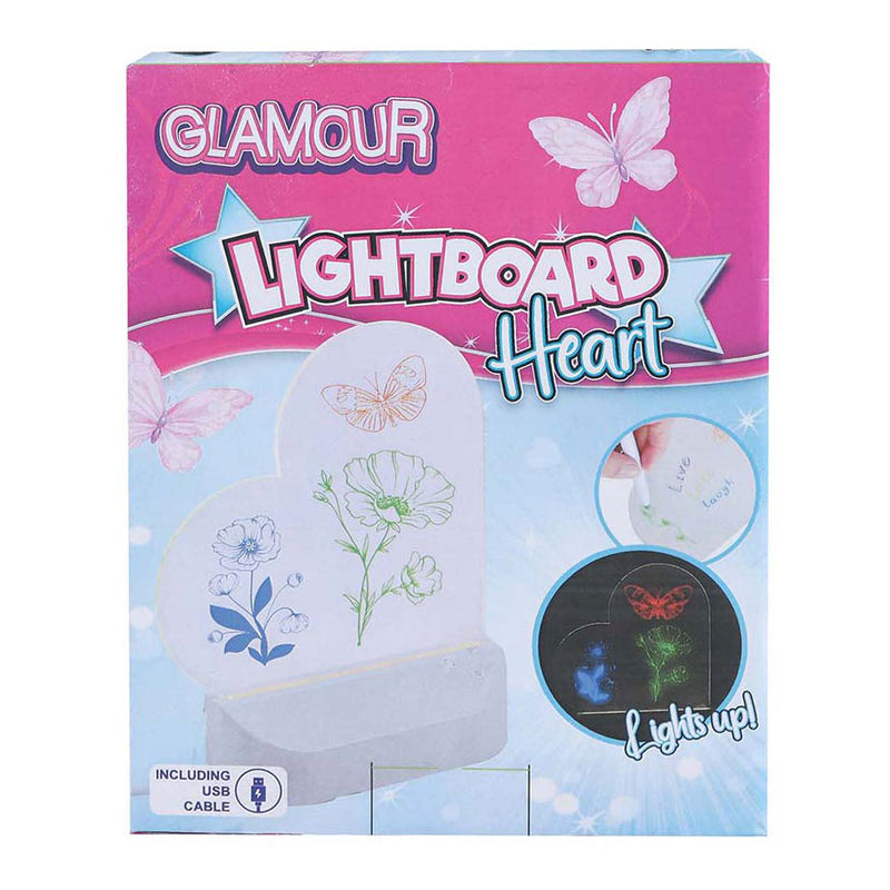 Chargez l'image dans la visionneuse de la galerie, Van manen veenendaal bv glamour lichtbord hart met usb-aansluiting en 7 stiften