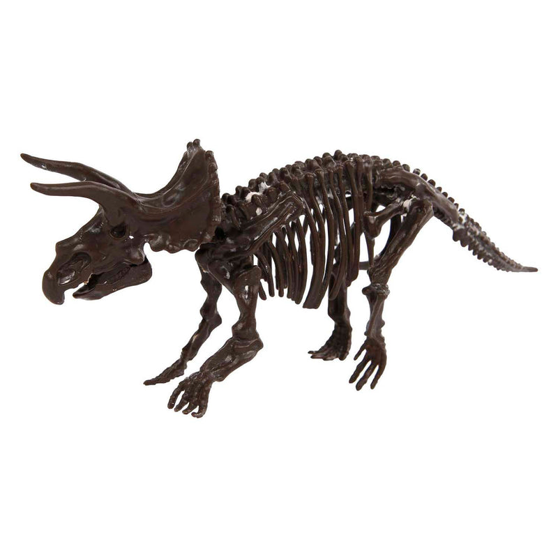 Afbeelding laden in galerijviewer, Dinoworld fossiel hakken puzzel met extra dinosaurus figuur