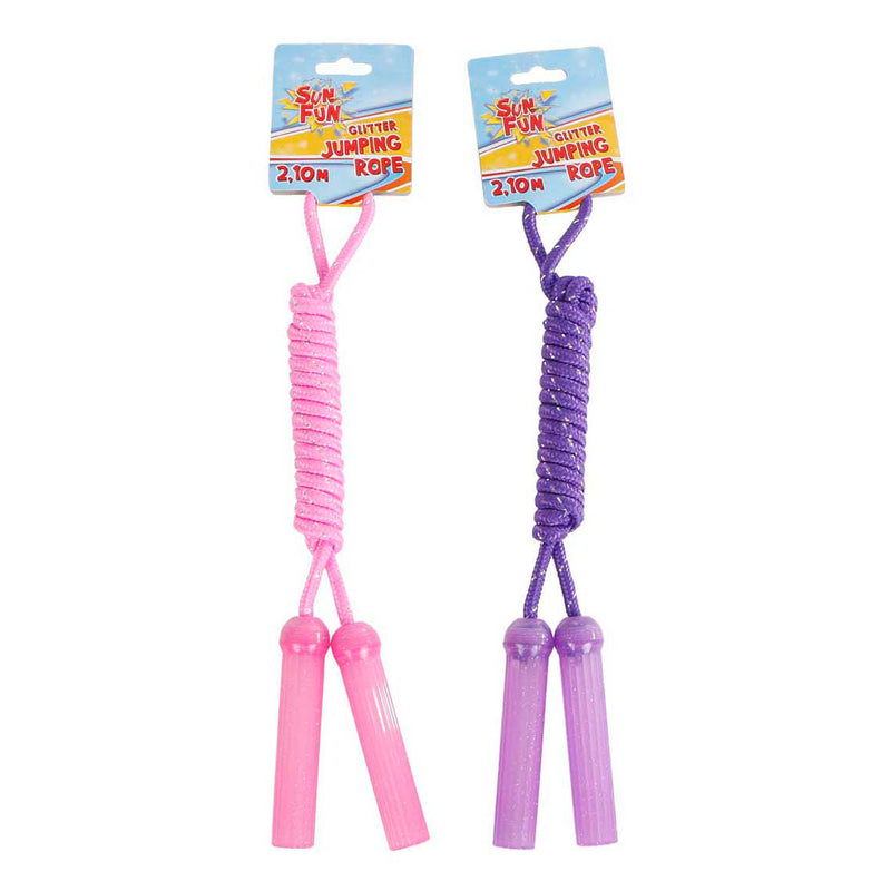 Load image into Gallery viewer, Sun fun glitter springtouw, 2,10m