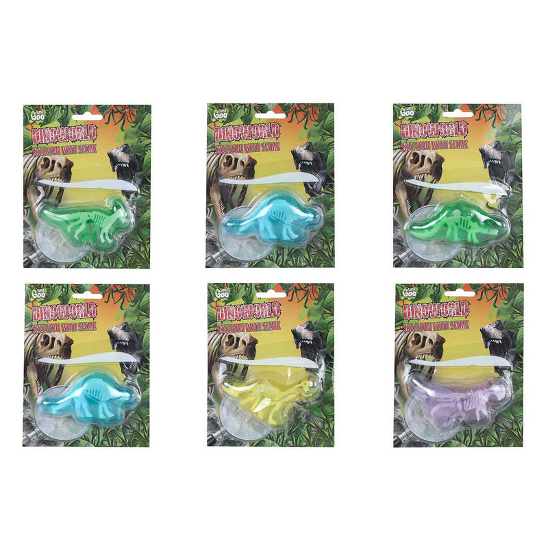 Load image into Gallery viewer, Dinoworld skelet met dinoslijm