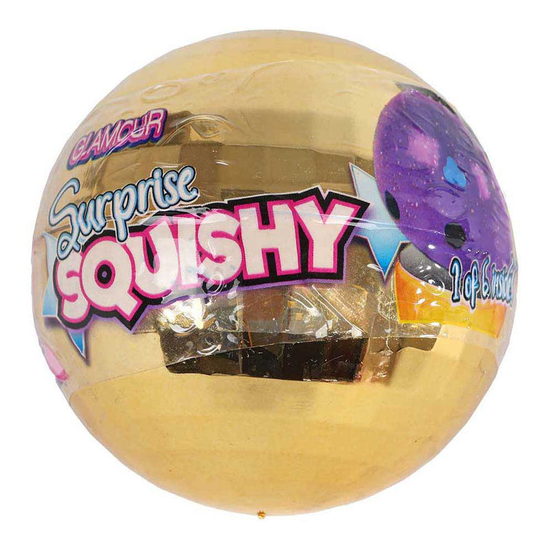 Afbeelding laden in galerijviewer, Glamour surprise glitterbal met verrassings squishy