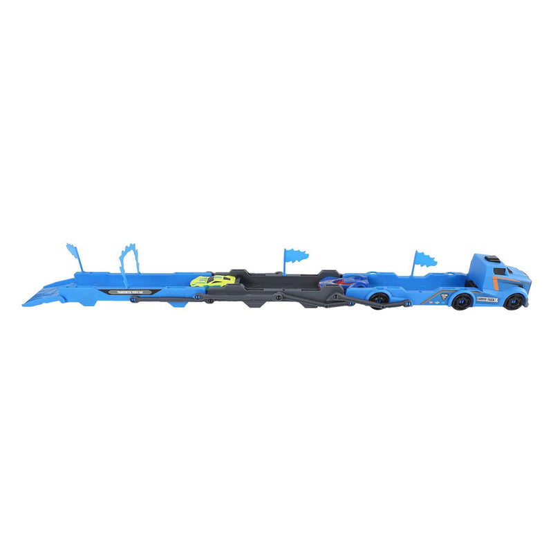 Load image into Gallery viewer, Roadblasters vrachtwagen met 2 autos - lanceerfunctie