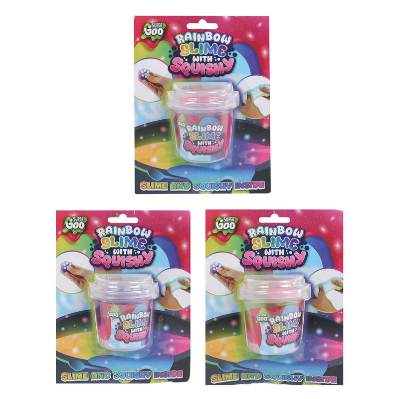 Load image into Gallery viewer, Ty super goo regenboog put met squishy - 90gr.