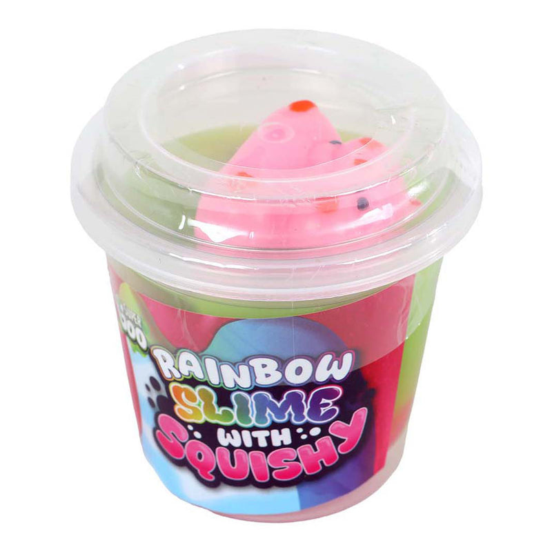 Load image into Gallery viewer, Ty super goo regenboog put met squishy - 90gr.