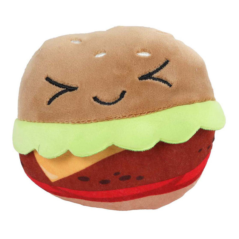Cargue la imagen en el visor de la galería, Fluffy menu zak met 4 hamburgers pluche - 40cm