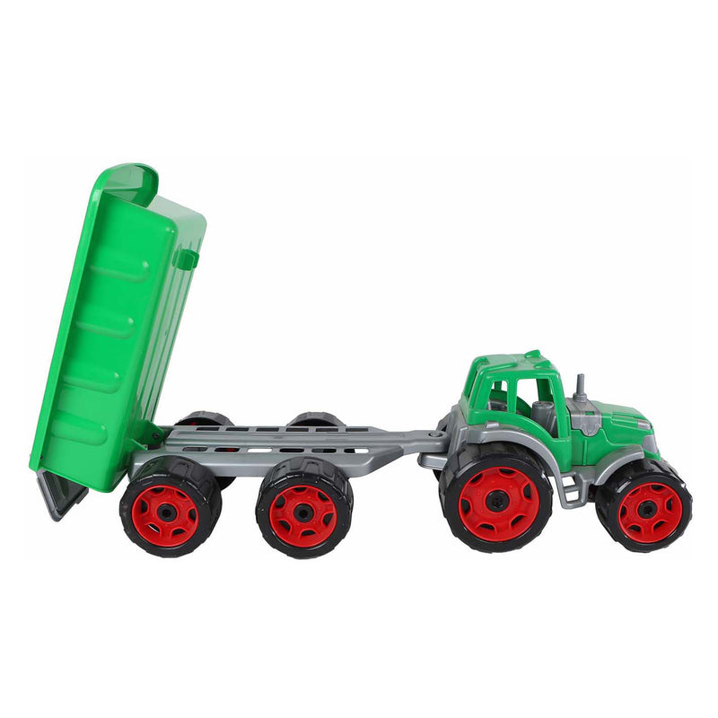 Afbeelding laden in galerijviewer, 2-play tractor met aanhanger groen - 52cm