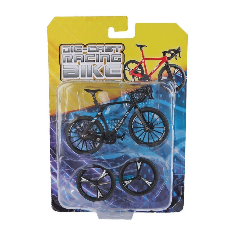 Afbeelding laden in galerijviewer, Metalen racefiets met reservewielen - 10cm