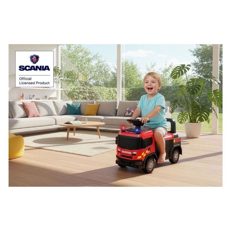 Chargez l'image dans la visionneuse de la galerie, Scania brandweer loopauto met geluid - 60,5 cm