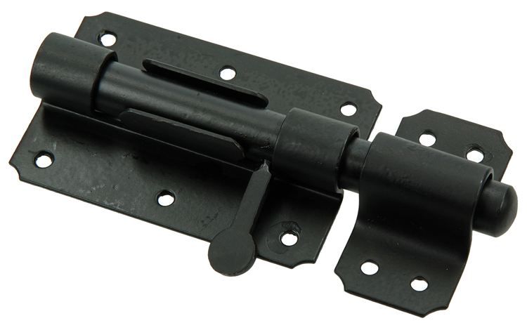 Afbeelding laden in galerijviewer, Mack 1069133 - boksgrendel zwart 100 mm | 5 stuks