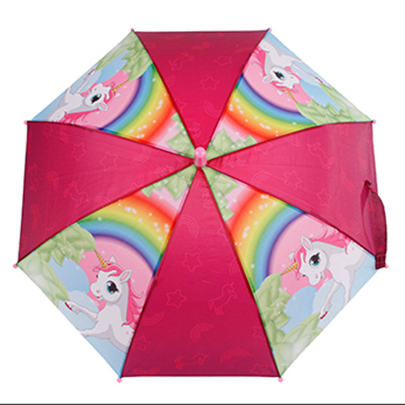Afbeelding laden in galerijviewer, Unicorn paraplu meisjes 70 cm polyester roze
