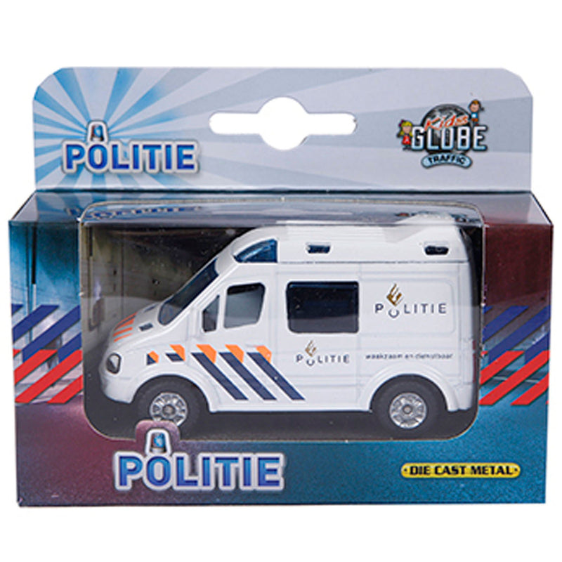 Afbeelding laden in galerijviewer, Kids globe die-cast politieauto nl
