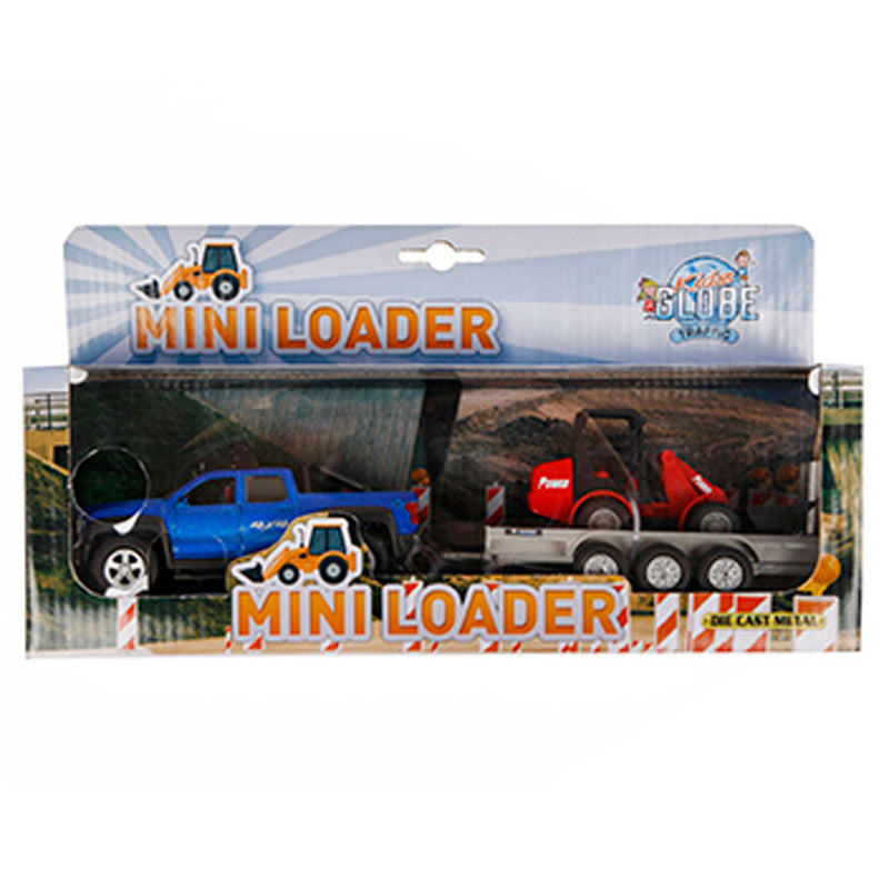 ギャラリービューアに画像をロードする, Kids globe terreinwagen met aanhanger en shovel, 30cm