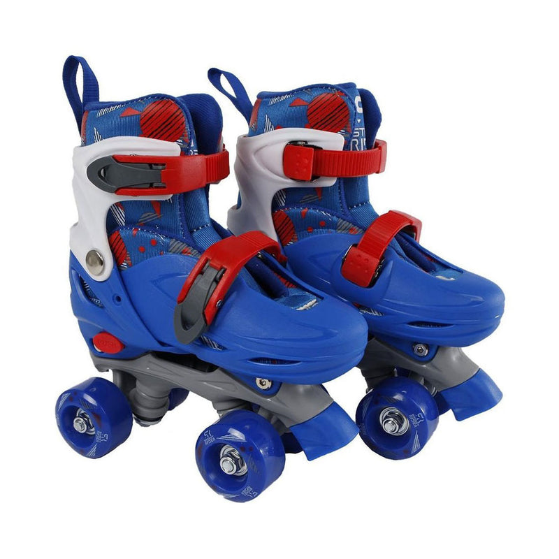 Afbeelding laden in galerijviewer, Street rider rolschaatsen blauw verstelbaar, maat 27-30