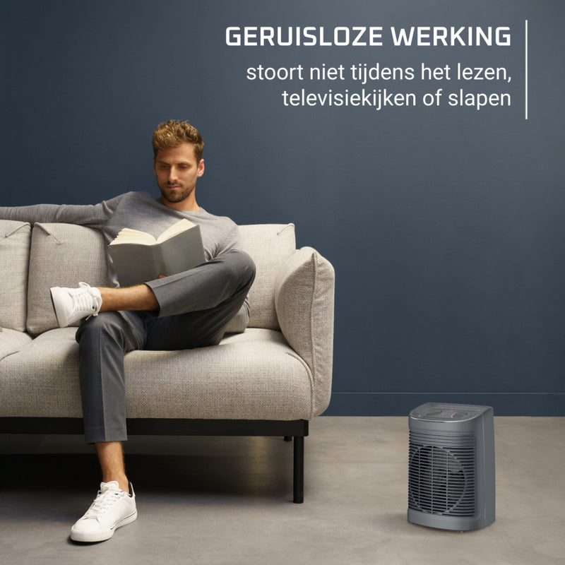 Load image into Gallery viewer, Rowenta so6511 ventilatorkachel 2200w grijs