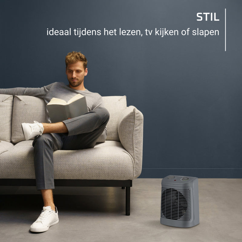 Load image into Gallery viewer, Rowenta so2321 ventilatorkachel 1800w grijs