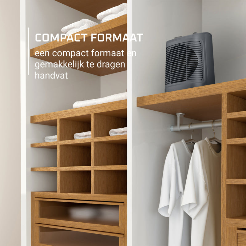 Load image into Gallery viewer, Rowenta so2321 ventilatorkachel 1800w grijs