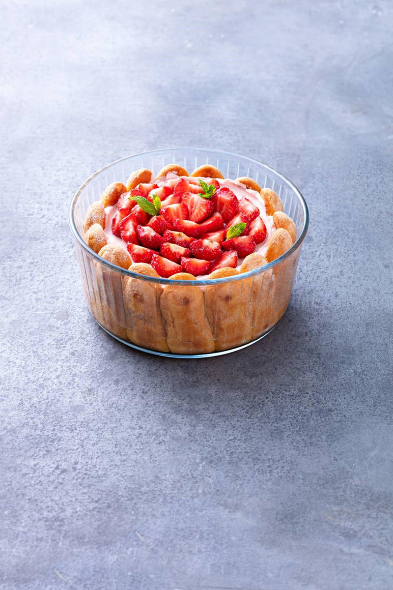 Load image into Gallery viewer, Pyrex souffle vorm glas 21cm