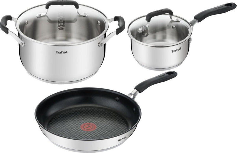 Laden Sie das Bild in Galerie -Viewer, Tefal Kookgerei Tefal Cook Cool Pannenset 3-delig