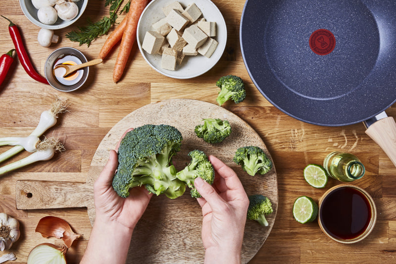 Load image into Gallery viewer, Tefal natural force wokpan 28 cm