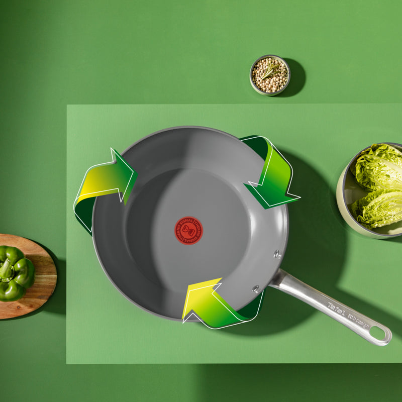 Chargez l'image dans la visionneuse de la galerie, Tefal renew+ wokpan - ø28 cm - keramisch - pfas-vrij - geschikt voor inductie