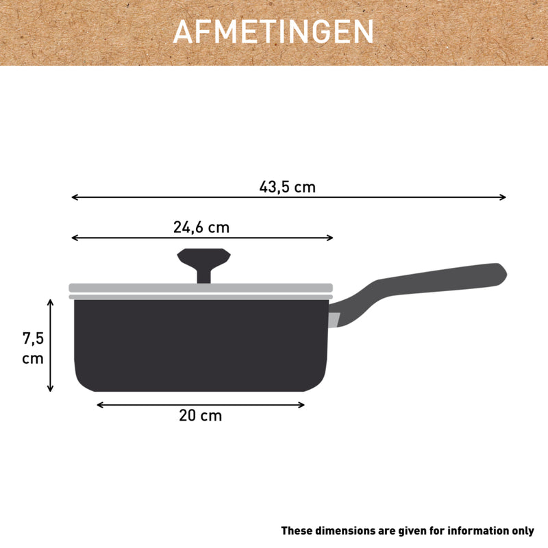 Load image into Gallery viewer, Tefal c42432 renew+ keramische hapjespan 24cm met deksel