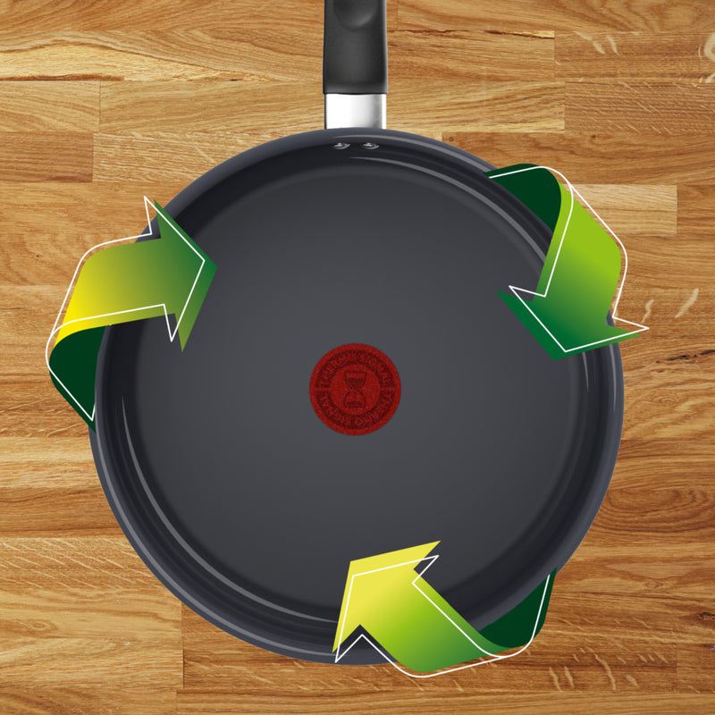 Load image into Gallery viewer, Tefal kookgerei tefal cook change keramisch hapjespan 24 cm pfas-vrij met deksel keramische antiaanbaklaag geschikt voor inductie