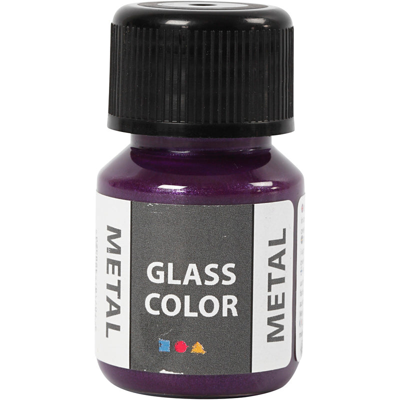 Afbeelding laden in galerijviewer, Https: www.cchobby.nl glass-color-metal-paars-30-ml-1-fles