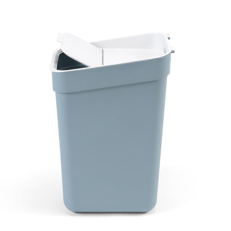 Afbeelding laden in galerijviewer, Curver ready to collect prullenbak - 30 liter - blauw lichtgrijs
