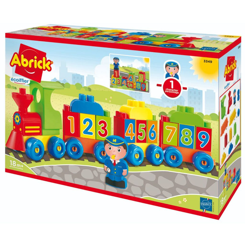 Load image into Gallery viewer, Abrick ecoiffier locomotief letters en cijfers