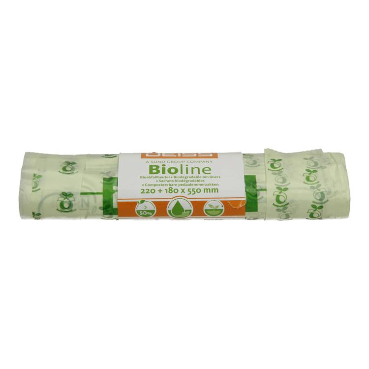 Afbeelding laden in galerijviewer, Bioline 1069646 - composteerzakken 10l 20st | 10 stuks