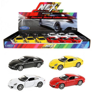 Chargez l'image dans la visionneuse de la galerie, Welly auto die cast porsche 911 carrera s 4 assorti | 12 stuks