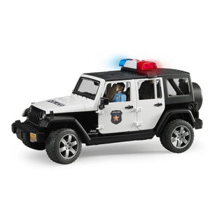 ギャラリービューアに画像をロードする, Bruder auto jeep politie wrangler rubicon unlimited licht en geluid