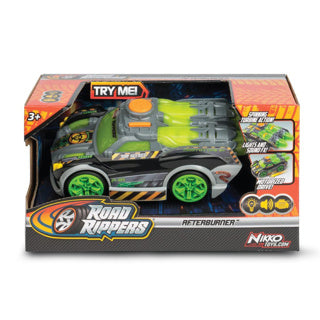 Afbeelding laden in galerijviewer, Nikko speelgoed auto road rippers afterburner - mean green - speelgoedvoertuig - 22 cm met licht en geluid - vanaf 3 jaar
