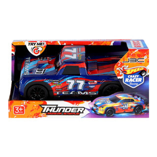 Laden Sie das Bild in Galerie -Viewer, No brand auto thunder met licht en geluid crazy racer | 4 stuks