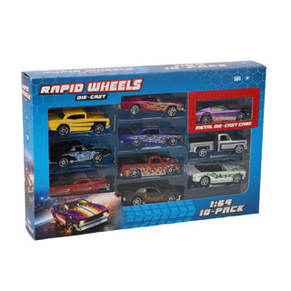 Chargez l'image dans la visionneuse de la galerie, Rapid wheels auto die cast 10 pack | 2 stuks
