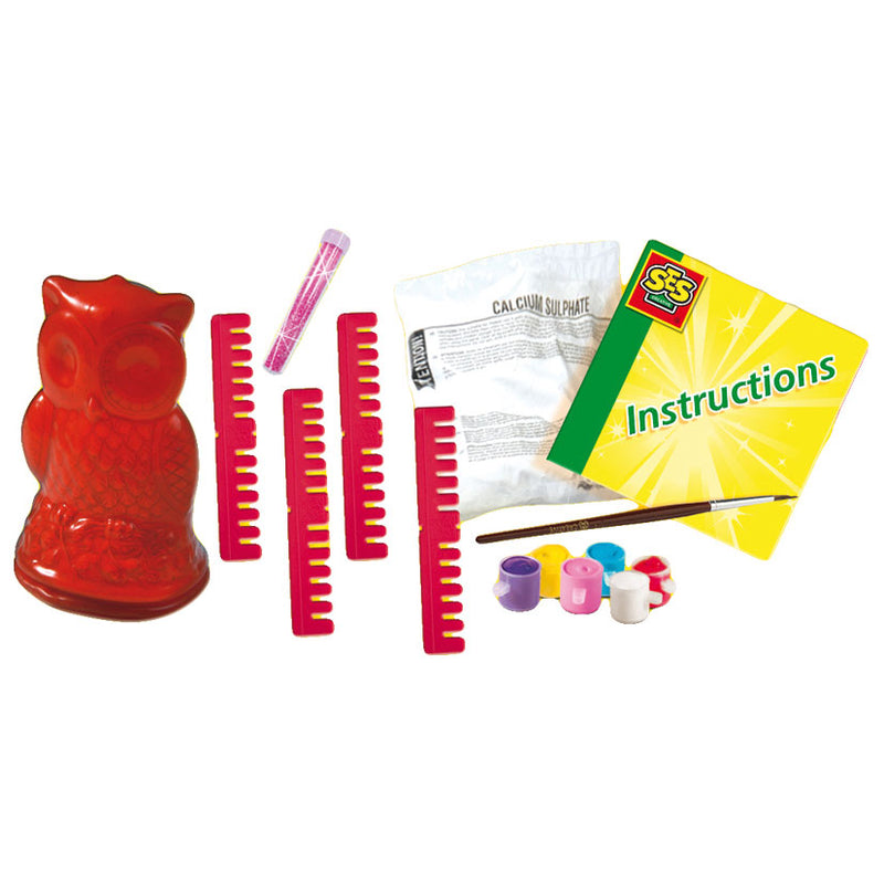 Load image into Gallery viewer, SES Gips Gieten en Schilderen Uil