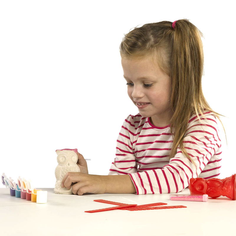 ギャラリービューアに画像をロードする, Ses creative ses gips gieten en schilderen uil