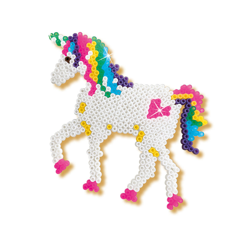 Laden Sie das Bild in Galerie -Viewer, Ses creative - beedz - unicorns en prinsessen - 2100 strijkkralen met grondplaten en strijkvellen - vanaf 5 jaar