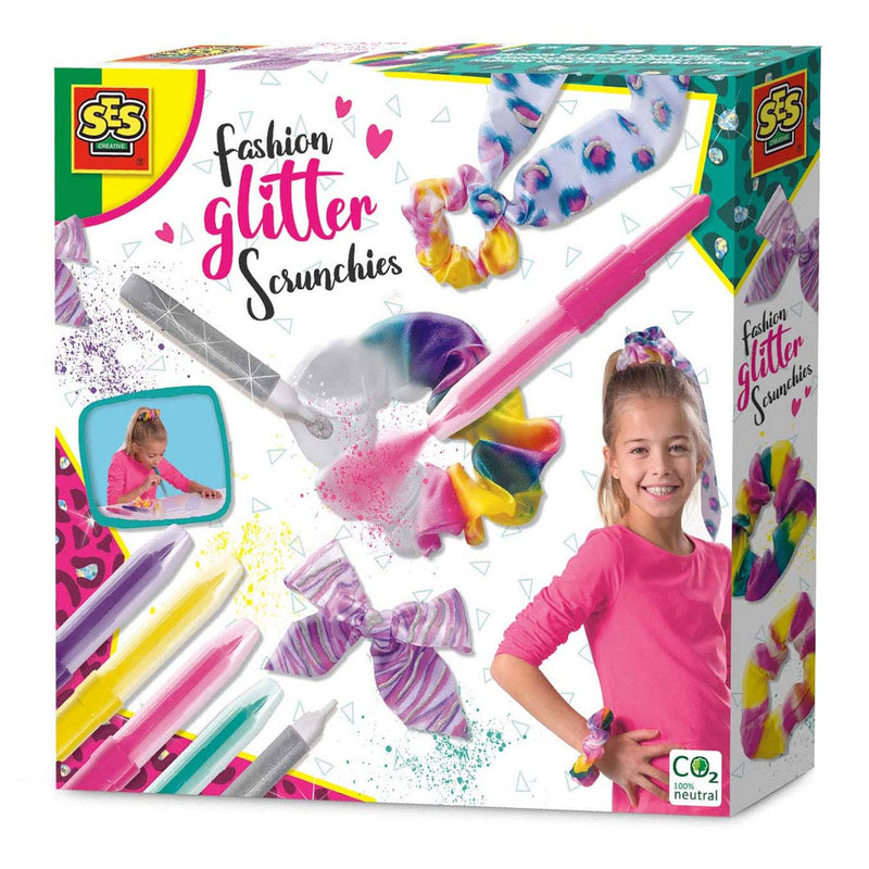 Load image into Gallery viewer, SES Fashion Glitter Scrunchies